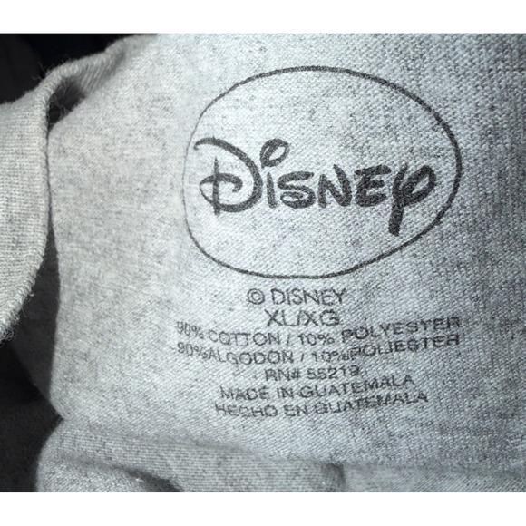 Disney Mickey Mouse Graphic T-Shirt Mens XL Gray Excellent Headless Distressed - Picture 4 of 6